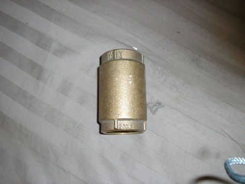 1 1/4&#034; check valve - for sale
