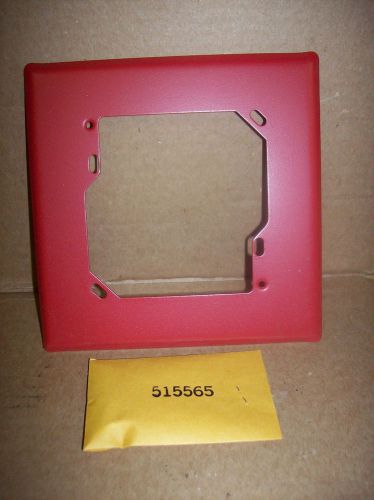 Simplex 2905-9903 fire alarm semi flush plate red type sf for sale
