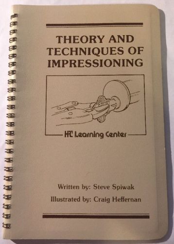 HPC Theory and Techniques of Impressioning by Steve Spiwak Locksmith Guide Book