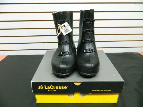 LACROSSE  SIZE 9 TRACKTION 12&#034;  RUBBER 4 BUCKLE BOOT TRACTION STUDDED LQQK (12)