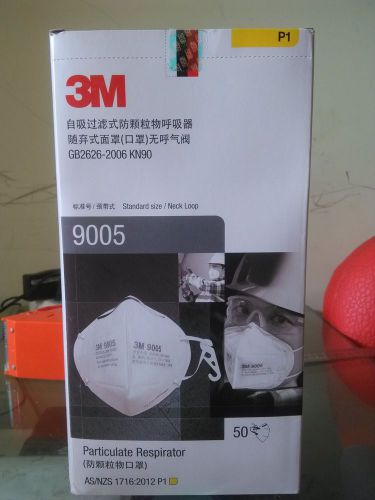 50pcs/pack 3M9005 folding/dust masks, respirators prevent PM2.5 Free Shipping