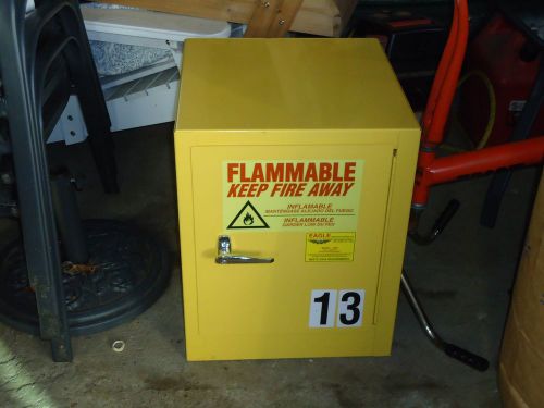 Eagle flammable liquid storage safety cabinet 1904 4 gal 4 gallon 15 liter for sale