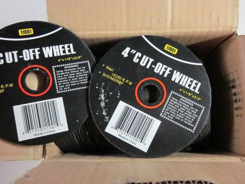~50~ 4&#034; CUT-OFF WHEELS FITS ANGLE GRINDERS FOR CUTTING METAL 4&#034; X 1/8&#034; X 5/8&#034;
