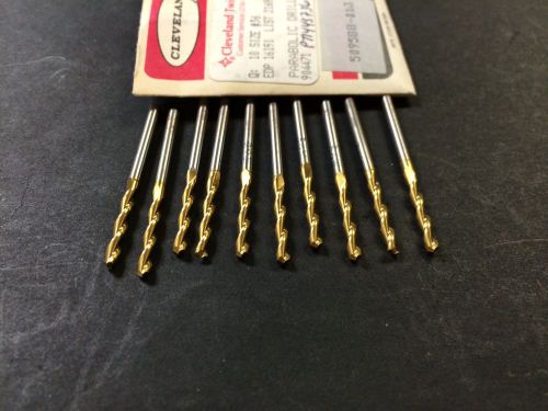 Cleveland 16151  2165tn  no.36 (.1065) screw machine, parabolic drills lot of 10 for sale