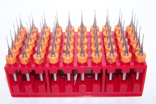 (50) 0.40mm (.0157&#034;)  carbide printed circuit board drills for sale