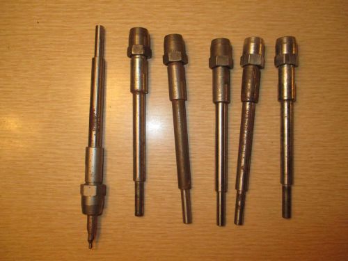 Lot of six machinist tool holders endmills bitts for sale