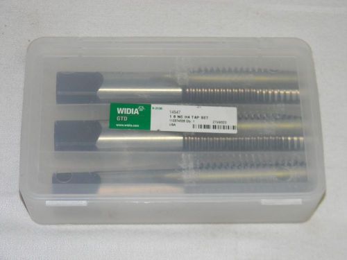 Widia gtd 1&#034;-8 nc h4 tap set for machinists - set is new for sale