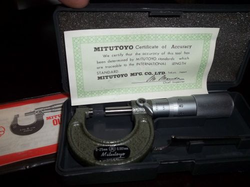 MITUTOYO 103-133 OUTSIDE MICROMETERS METRIC 125-250