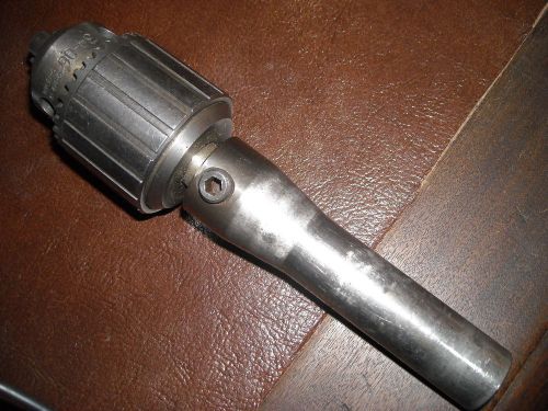 Jacobs Chuck 34 06 1/2&#034; 6 taper with holder arbor used