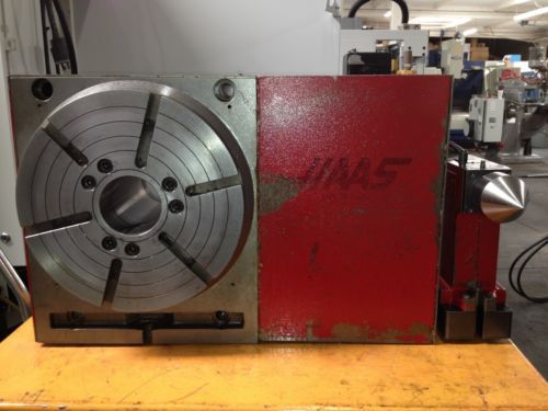 Haas hrt310 rotary table, manual tailstock, 12.2&#034; diameter, max. torque 300ft-lb for sale