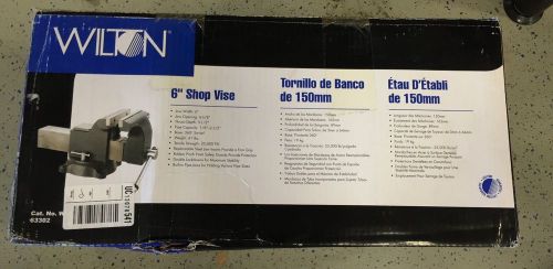 NEW 6&#034; HEAVY DUTY WILTON SHOP BENCH VISE TOOL 63302 25,000 pound casting WS6