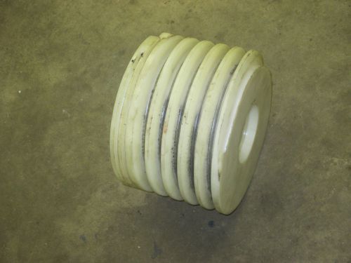Large delrin screw (cable wind)  10&#034; diameter x 2 1/4&#034; ID