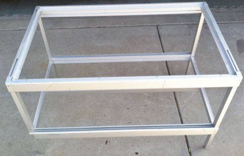 Aluminum extruded industrial table frame 48&#034;x30&#034;x30&#034; (37 ft of material) t-slot for sale