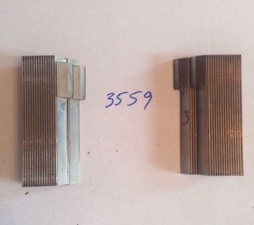 Lot 3559 Re-grind  Moulding Weinig / WKW Corrugated Knives Shaper Moulder