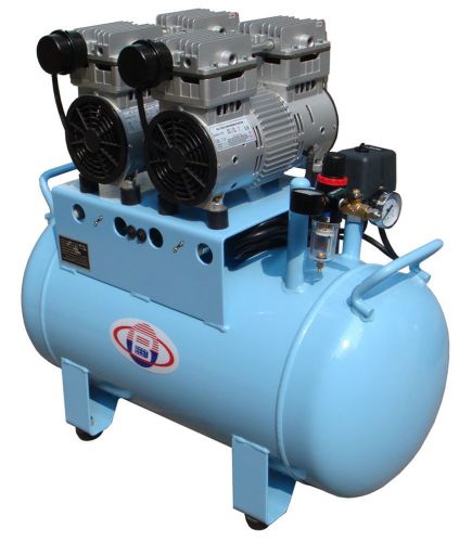 60l auto dental one-driving-four silent oilless air compressor noiseless 2 hp for sale
