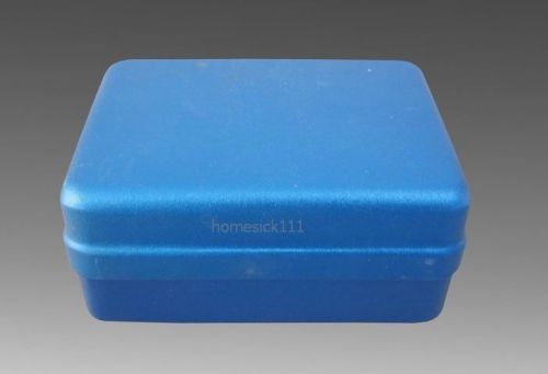New 120Holes Bur holder Disinfection Box For high/low speed Burs Endo Files Blue