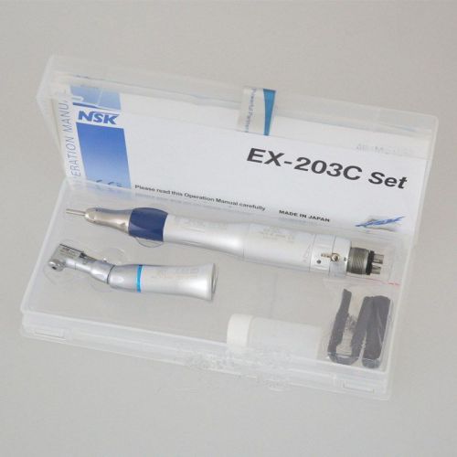 4 * NSK Dental Slow Low Speed Handpiece Complete Kit EX-203C Set 4 Holes