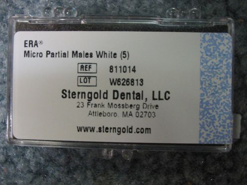 5 Sterngold ERA micro partial males 811014 new , but seal broken dental  implant