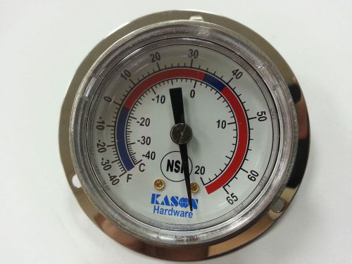 REFRIGERATOR WALK-IN COOLER / FREEZER DIAL THERMOMETER - OFFSET MOUNT