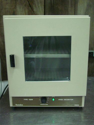 Thermolyne oven incubator sybron type 19200, 300 Deg 1 cubic foot