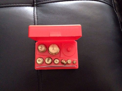 Troemner Weight Set!! Great Condition! Comes With 1-50 Grams!