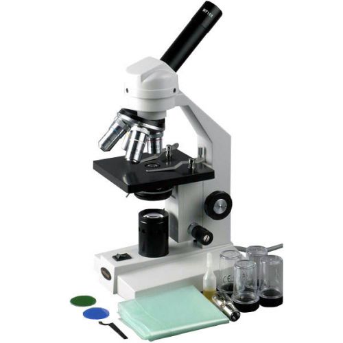 40x-1600x Advanced Home School Compound Microscope