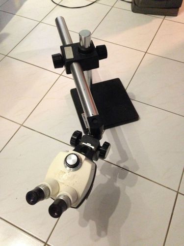 Bausch &amp; lomb stereo zoom 4 microscope w/ boom stand range 07x-30x for sale