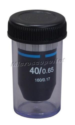 Top Quality Semi Plan 40X DIN 160/0.17 Achromatic Objective Lens + Storage Case