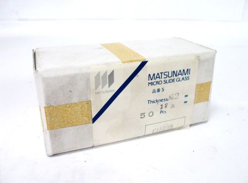 LOT OF 10 BOXES!! MATSUNAMI MICRO SILIDE GLASS 2mm x 12mm BOX WITH 50 PIECES