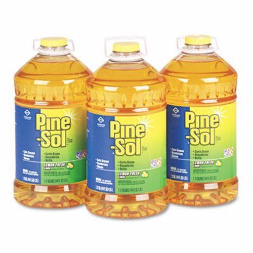 Pine-sol All-Purpose Cleaner, Lemon Scent, 144 oz. Bottle, 3/Carton (CLO35419CT)