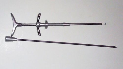 Stryker 5 mm Wissinger Rod with Handle &amp; Weck Lewis Tonsil Snare 10&#034;
