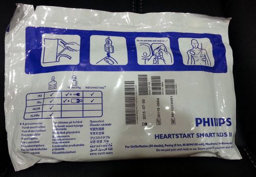 Heartstart Smart Pads II - Philips #989803139261 - Exp 07-15 - FRx FR2 FR3 MRx