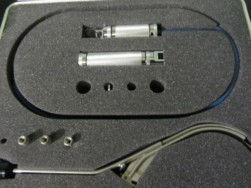 Mercury Medical Upsherscope Rigid Fiber Optic Laryngoscope