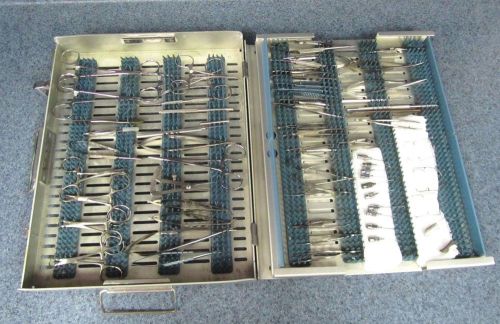 Cataract eye surgery ophthalmic instrument set (61 pieces+tray) for sale
