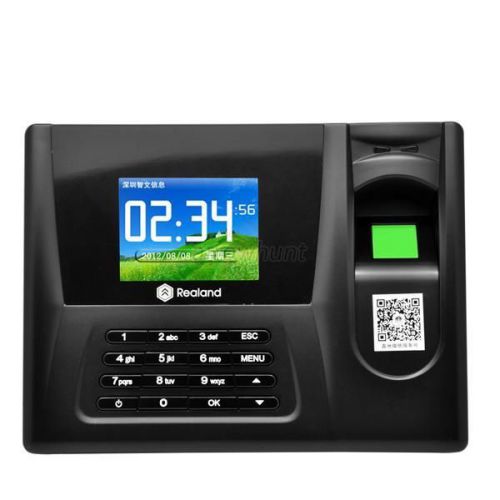 Fingerprint/password/ id card 2.8tft 2000 fingerprint time recorder clocking a75 for sale