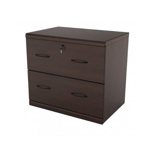 Drawer Filing Lateral File Cabinet Wood Home Office Wide Lock Furniture ean