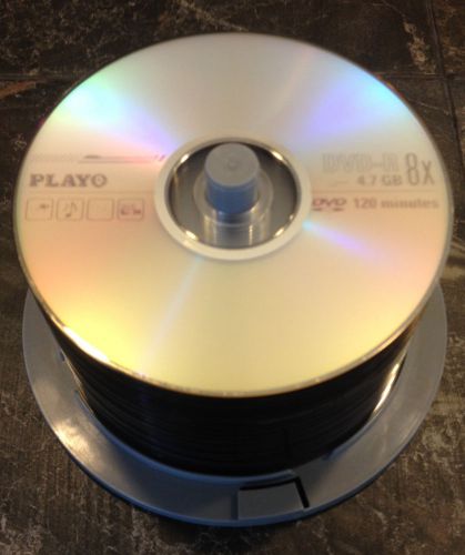 50 pack playo recordable 8x 4.7gb 120min dvd-r for sale