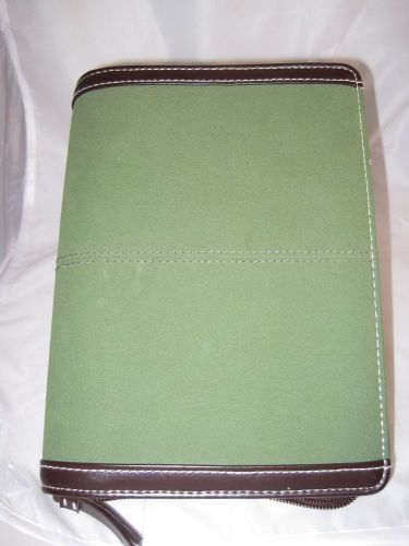 Franklin Covey Compact Size Green and Brown