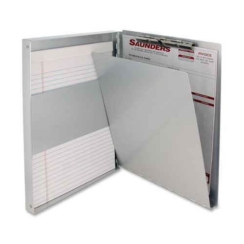Saunders Storage Clipboard - 0.50&#034;- 30 Compartment -8.5&#034;x12&#034; - Aluminum