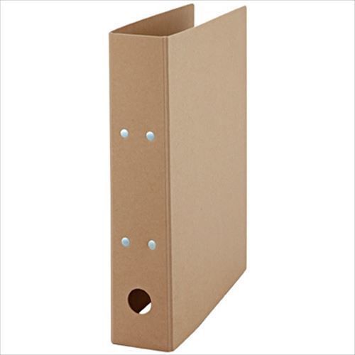 MUJI Moma Recycled paper 2 hole file width 50mm A4 Beige from Japan New