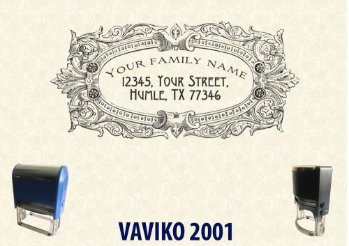 SELF INK PERSONALISED  RUBBER STAMP  RETURN BUSINESS ADDRESS SA010  60*40