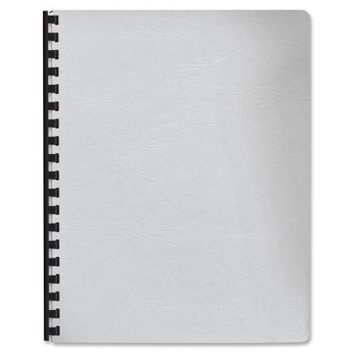 Fellowes Presentation Covers - Oversize Letter - Leather - White - 200 / Pack