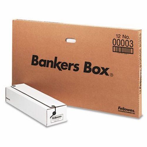 Bankers BX, Card Size, 6 x 23-1/4 x 4-1/4, White/Blue, 12/CT (FEL00003)