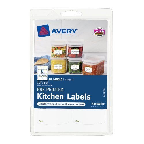 Avery Dennison AVE-41453 Label,arched Kitchen/freezr (ave41453)