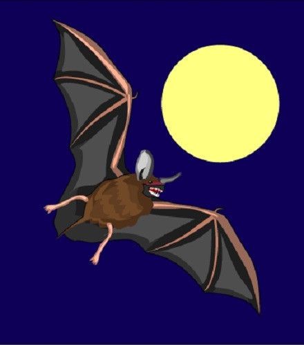 30 Custom Vampire Bat Personalized Address Labels