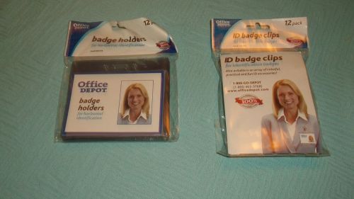 office depot id badge clips 12 pack office depot badge holders 12 pack