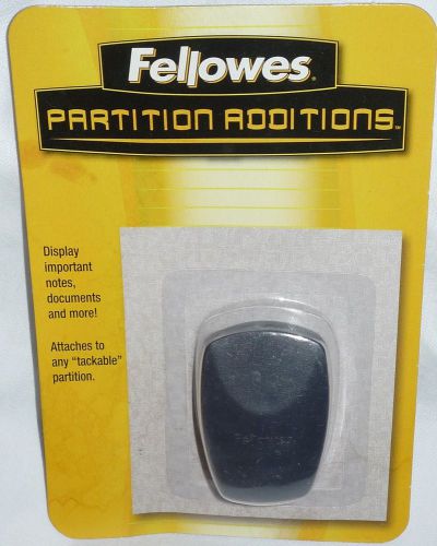 New fellowes dark gray cubicle partition wall clip 75270 office organizer for sale