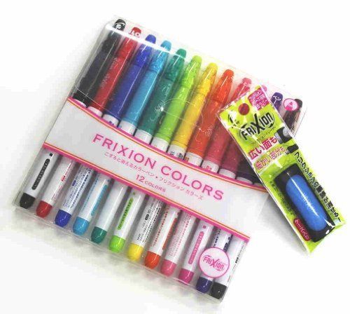 Pilot Frixion Colors Erasable Marker - 12 Color set /Value set Which Attached