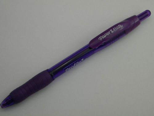 PAPERMATE PROFILE Ink Pen DARK PLUM Genuine PURPLE -FREE SHIPPING on Added Pens