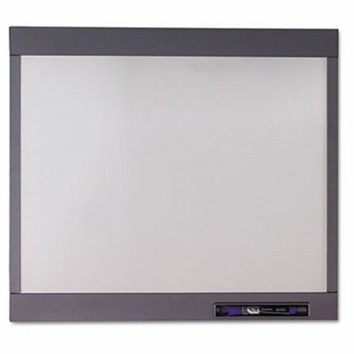 Quartet InView Custom Whiteboard, 23 x 20, Graphite Frame (QRT72983)